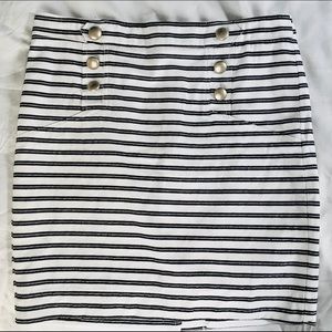 Rampage Nautical Pencil Skirt